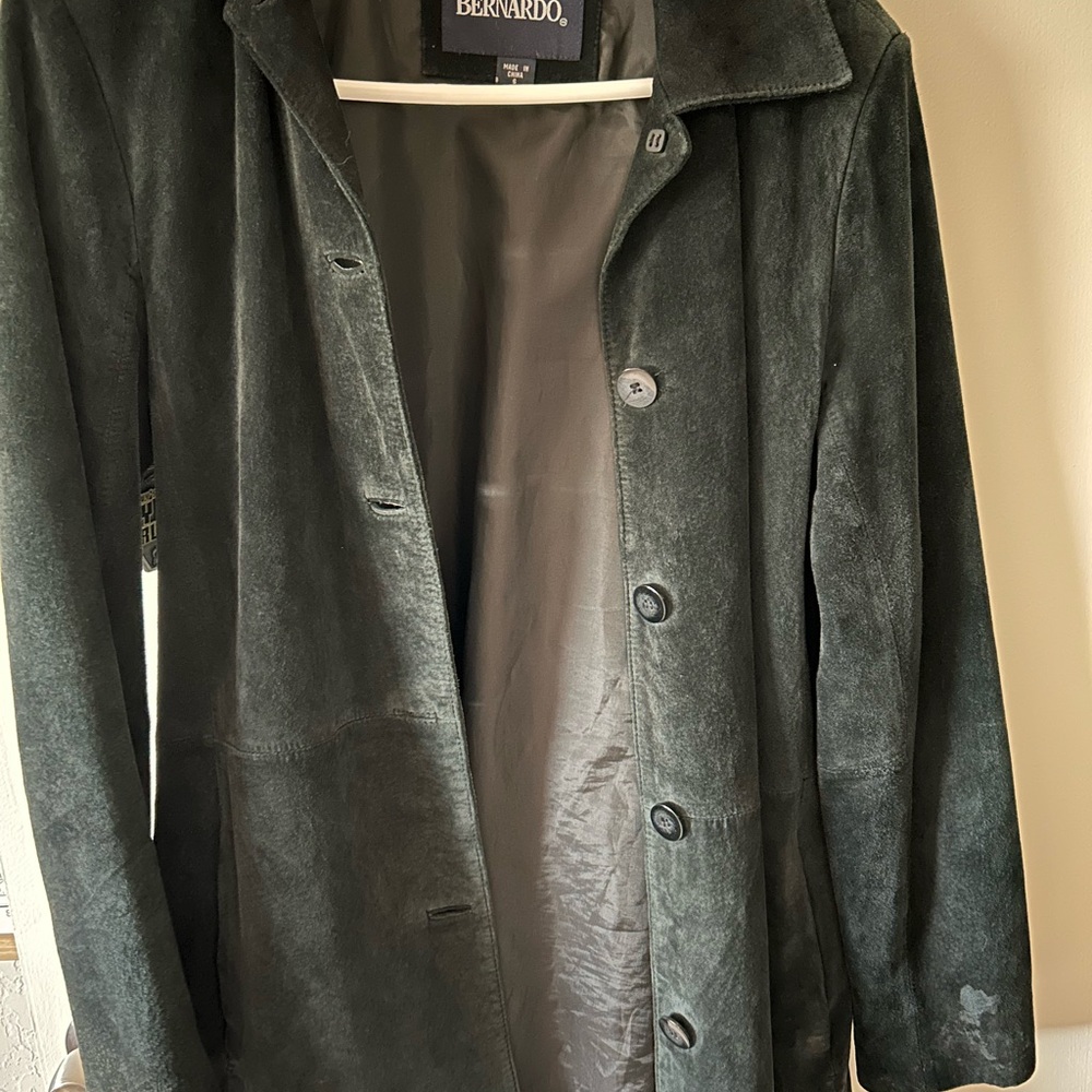 Bernardo Vintage Black Suede Jacket